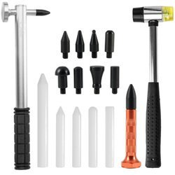 Zestaw młotków wraz pobijakami do usuwania wgnieceń