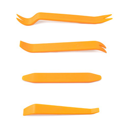 Łyżki do demontażu tapicerki i elementów na zatrzask | Plastikowe | 4 sztuki